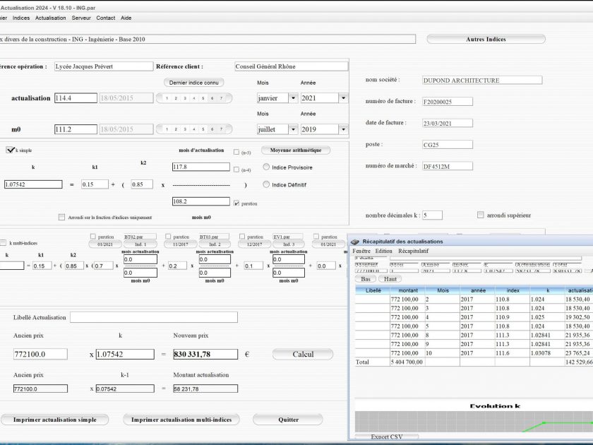 nouvelle version du logiciel d'Actualisation des Prix Mac et PC v18.10