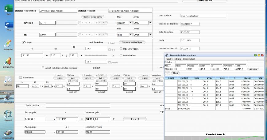 nouveau logiciel de Révision des Prix Mac et PC v21.10