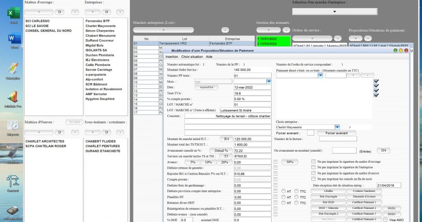 nouveau procès verbal de levée des réserves EXE8 intégré au logiciel de suivi de chantier Gescant Mac et PC v20.20