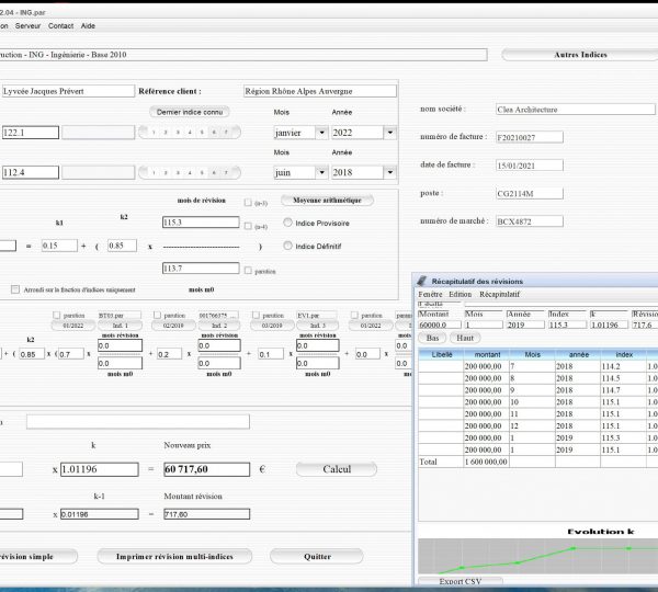 nouveau logiciel de révision de prix pour Mac et PC v22.04